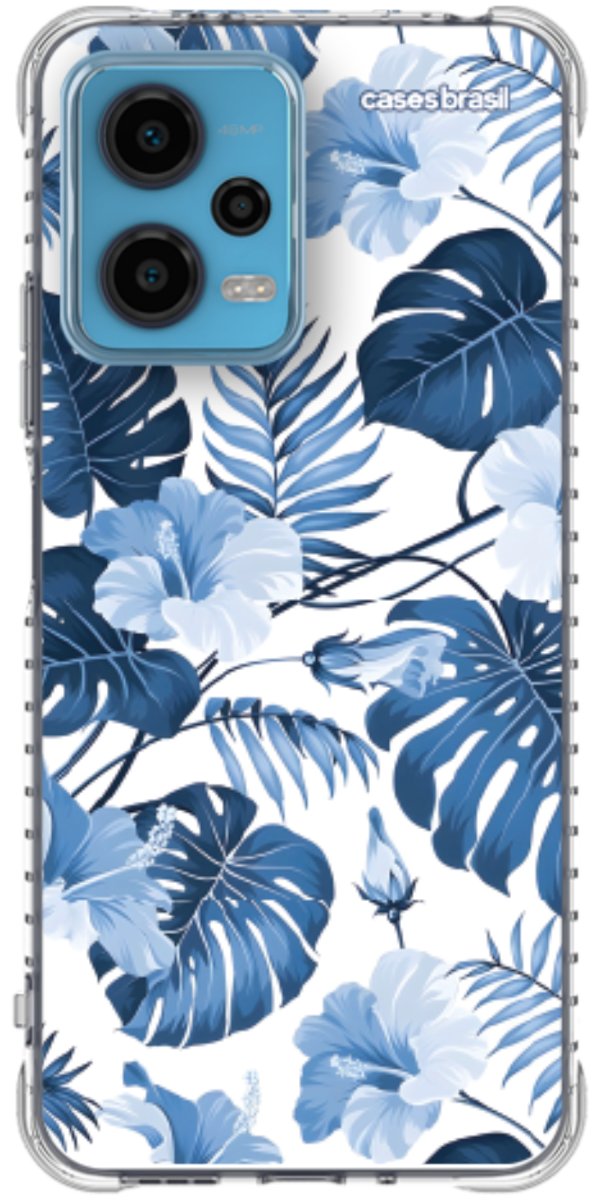 Capinha para Celular Jardim Azul Tropical