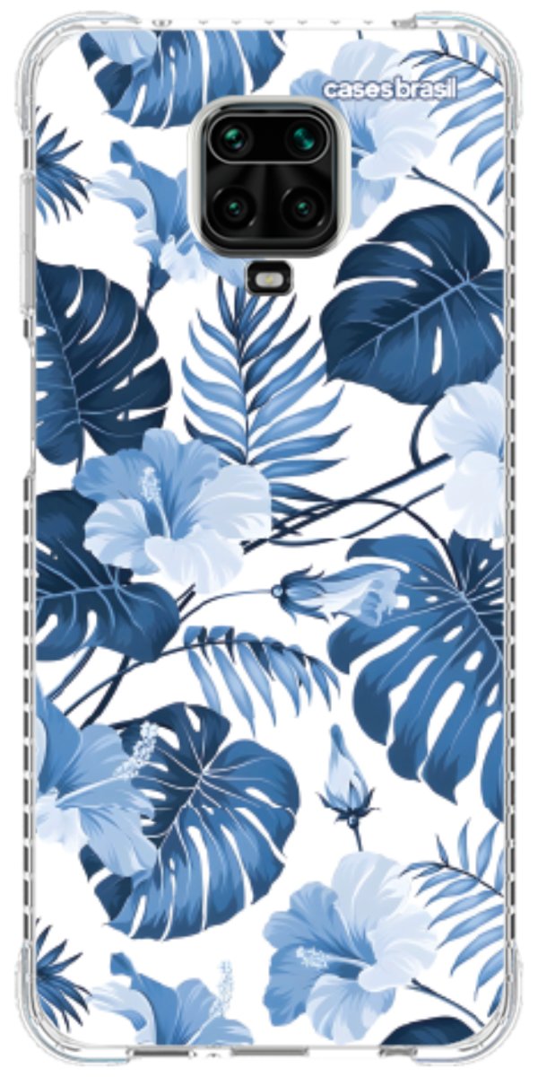 Capinha para Celular Jardim Azul Tropical